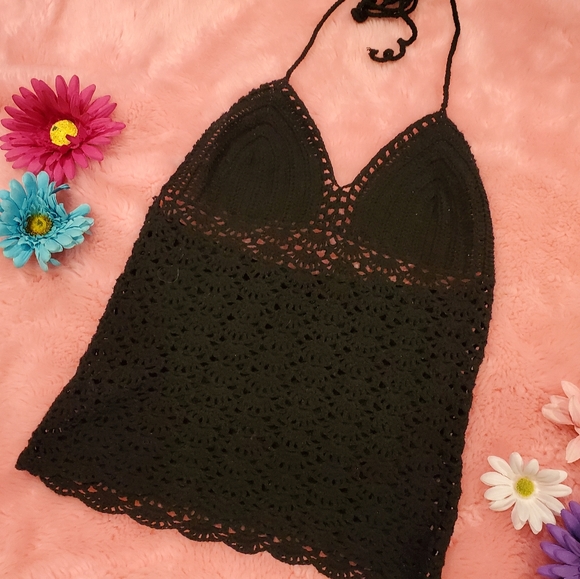 Tops - Crochet halter top